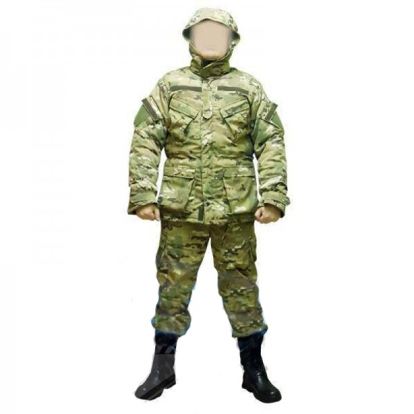 Зимовий камуфляжний костюм, бушлат і штани Мультикам -20 C - 2589094