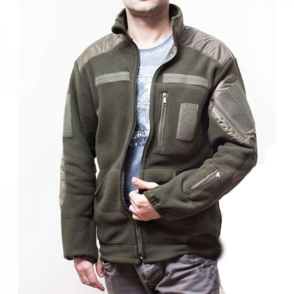 Кофта флисовая тактическая Олива 260гр/м - 3288548