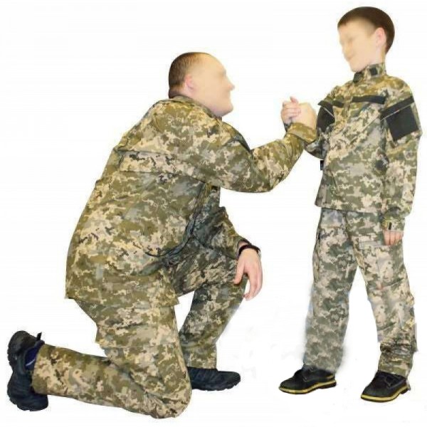 Дитячий камуфляж ВСУ (оригінал дорослої форми України) - 2589029