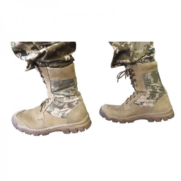 Берцы тактические нубук ВСУ УТЕПЛИТЕЛЬ SLIMTEX - 3517783