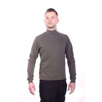 Гольф трикотажный с начесом, 100% ХБ, Олива