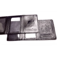 Обкладинка для посвідчення працівників МВС (з шевроном)