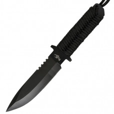 Нож тактический Fox Outdoor с нейлоновым шнуром Черный