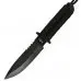 Нож тактический Fox Outdoor с нейлоновым шнуром Черный - Фото 1