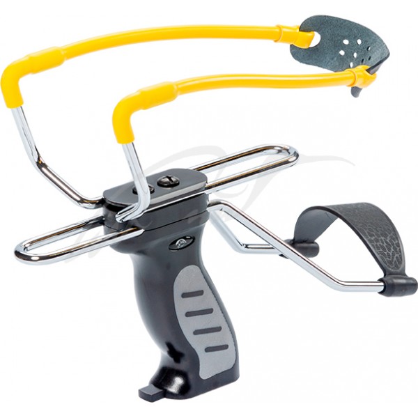 Рогатка Man Kung MK-SL06BK с упором ц:черный/желтый - 3555986