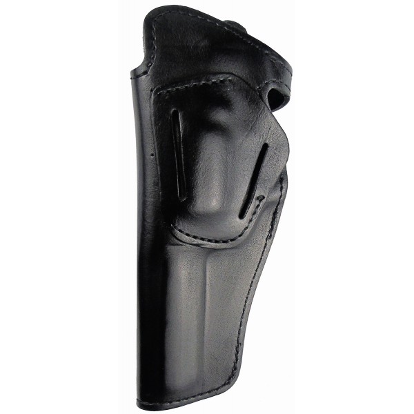 Кобура поясная кожаная Наган формованная вертикальная - 2996735