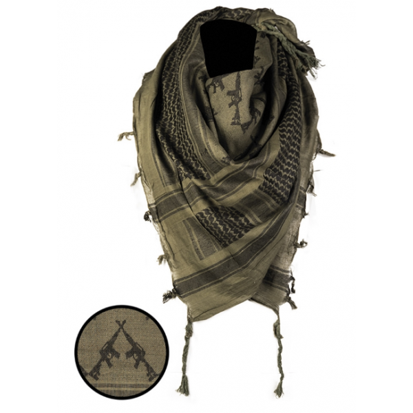 Шемаг-арафатка 100% хлопок 110х110 см олива Mil Tec Германия - 3565756