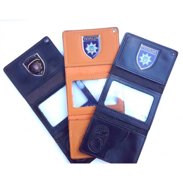 Обкладинка для посвідчення співробітників НПУ-МВС (з шевроном) - 3565714 Обкладинка для посвідчення співробітників НПУ-МВС (з шевроном) - 3565714