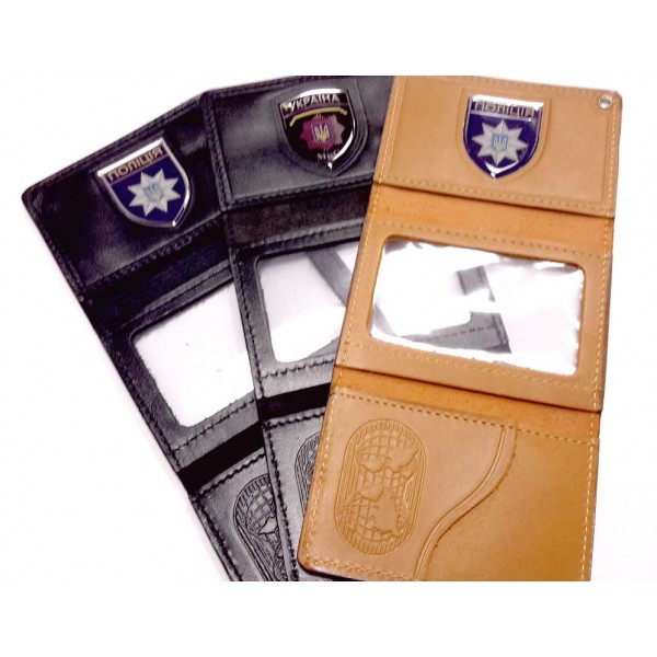 Обкладинка для посвідчення співробітників НПУ-МВС (з шевроном) - 3565714 Обкладинка для посвідчення співробітників НПУ-МВС (з шевроном) - 3565714