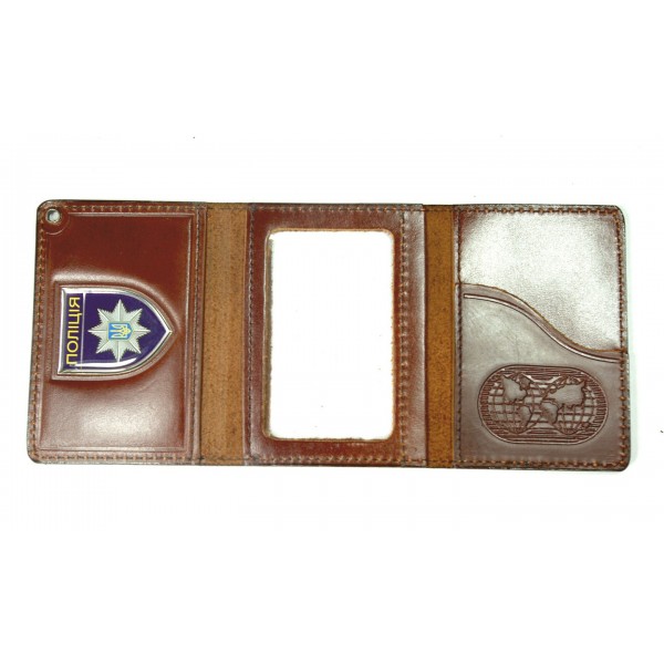 Обкладинка для посвідчення співробітників НПУ-МВС (з шевроном) - 3565714 Обкладинка для посвідчення співробітників НПУ-МВС (з шевроном) - 3565714