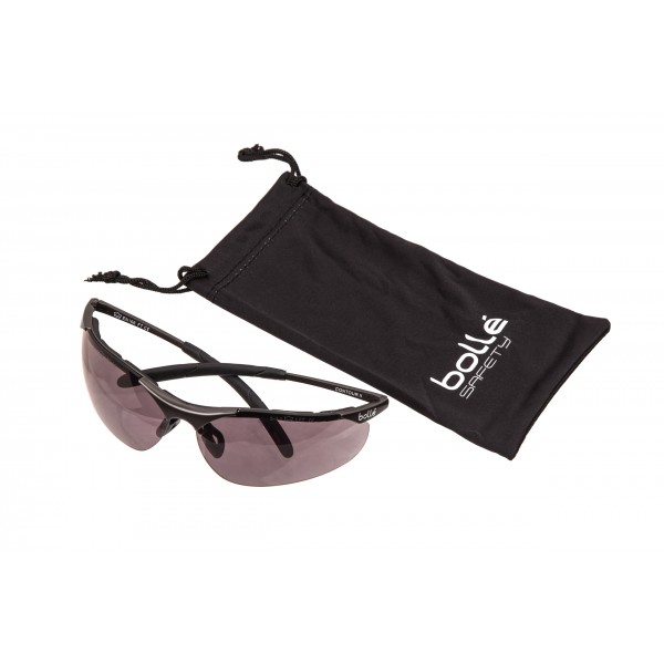 Окуляри захисні Bolle CONTOUR, металева оправа, димчасті лінзи - 3565512 Окуляри захисні Bolle CONTOUR, металева оправа, димчасті лінзи - 3565512