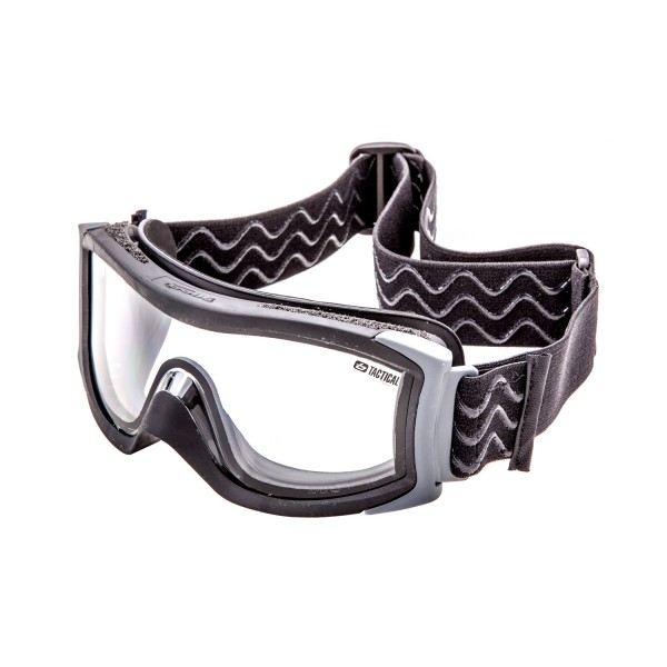 Окуляри тактичні Bolle X1000 чорні з подвійними прозорими лінзами - 3565528