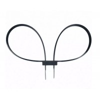 Наручники пластиковые Max Fuchs черные 10 шт