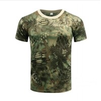 Футболка Coolmax Криптек питон олива