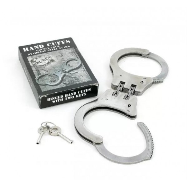 Міцні наручники 2 ключа жорстка зчіпка МИЛ ТЕК Німеччина - 3565622