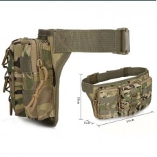 Сумка поясна з трьома кишенями мультикам