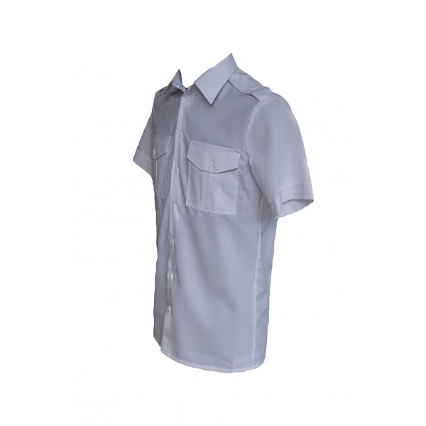 Формена біла сорочка з коротким рукавом Pancer - 3568936