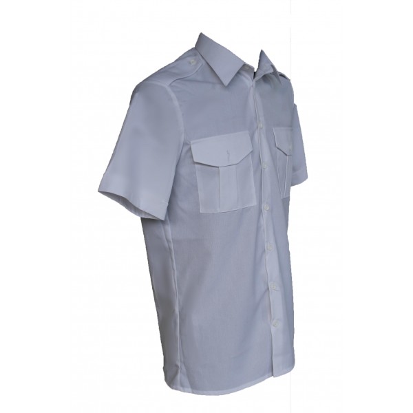 Формена біла сорочка з коротким рукавом Pancer - 3568936