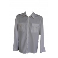 Формена біла сорочка з довгим рукавом Pancer