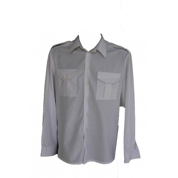 Формена біла сорочка з довгим рукавом Pancer - 3568937