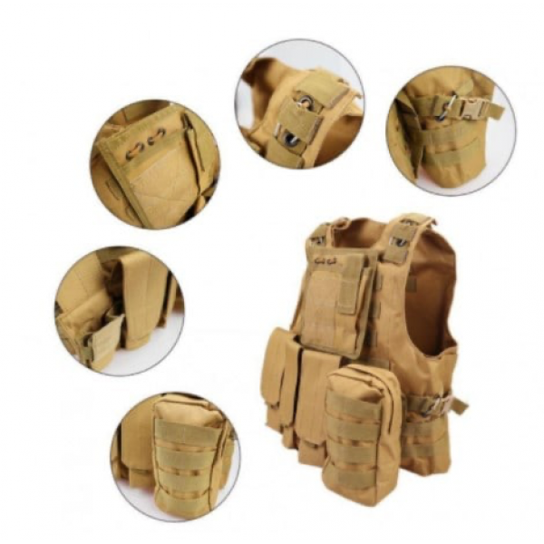 Чохол бронежилет з подсумками койот Китай - 3568898 Чохол бронежилет з подсумками койот Китай - 3568898