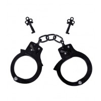 Наручники с двумя ключами черные МИЛТЕК Германия