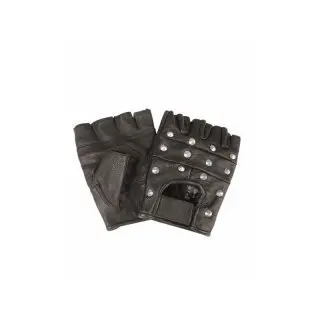 Перчатки беспалые черные с заклепками МИЛ ТЕК Германия
