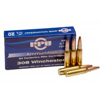 Патрон 308 калібр Win SP 9.7g пачка