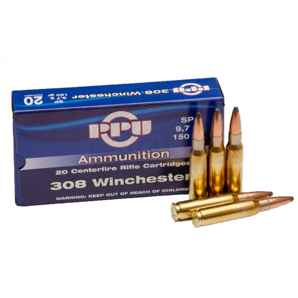 Патрон 308 калібр Win SP 9.7g - 3568688