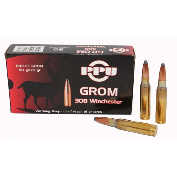Патрон 308 калібр Win GROM 11.0g - 3568692
