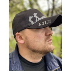 Бейсболка 5.11 стрелок черная