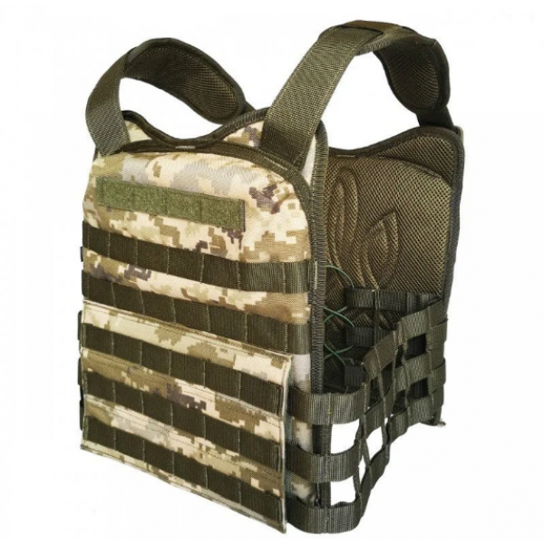 Плитоноска Plate carrier Pancer Protection (Украинский пиксель ММ-14) - 3565474