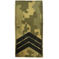 Погоны ВСУ сержант нового образца 2020 ММ-14