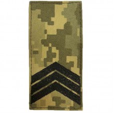 Погоны ВСУ сержант нового образца 2020 ММ-14