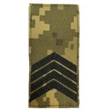 Погоны ВСУ старший сержант нового образца 2020 ММ-14