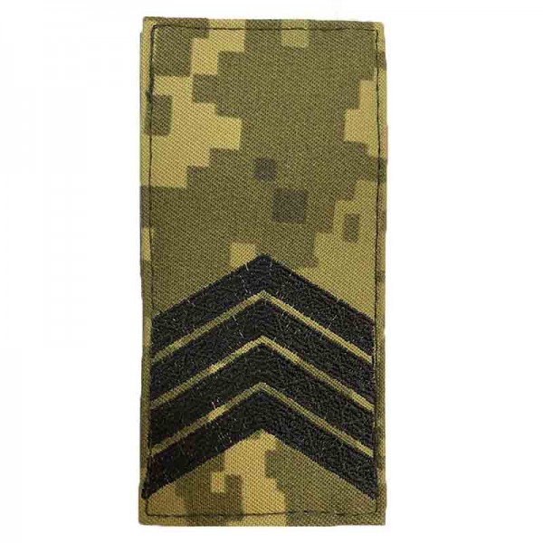 Погоны ВСУ старший сержант нового образца 2020 ММ-14 - 3565577