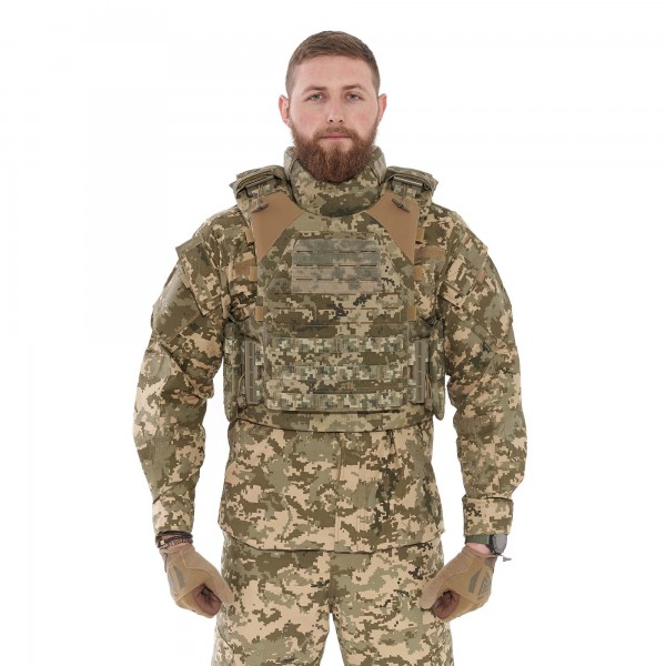 Модульний бронежилет Plastoon XM kit 2, MM14, 6 клас — 4 light ДСТУ, 2 клас ДСТУ, L - 3598340