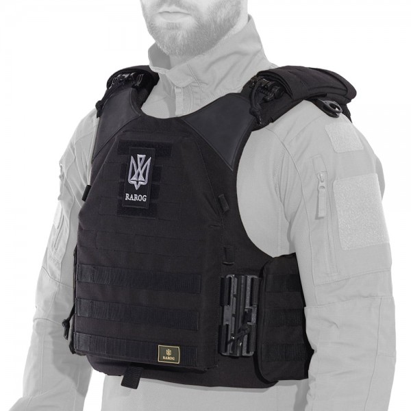 Модульний бронежилет Plastoon XM kit 1, black, 6 клас — Без бронеплит, 2 клас ДСТУ, M - 3598770