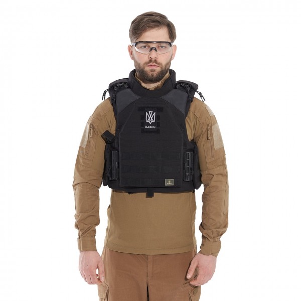 Модульний бронежилет Plastoon XM kit 2, black, 6 клас — 6 ДСТУ, 2 клас ДСТУ, M - 3598740