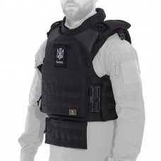Модульний бронежилет Plastoon XM kit 3, black, 6 клас — Без бронеплит, 1 клас ДСТУ, XL