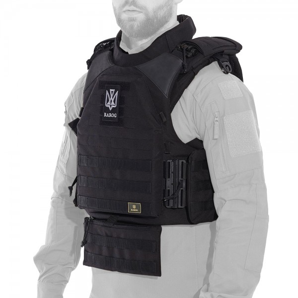 Модульний бронежилет Plastoon XM kit 3, black, 6 клас — 4 ДСТУ, 2 клас ДСТУ, L - 3598711