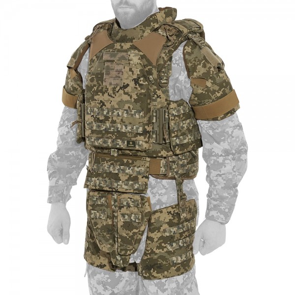 Модульний бронежилет Plastoon XM kit 7, MM14, 6 клас — 4 ДСТУ, 2 клас ДСТУ, M - 3598443