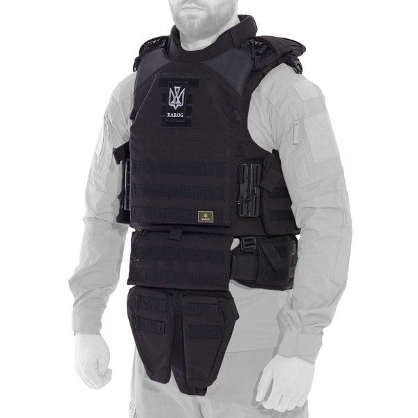 Модульний бронежилет Plastoon XM kit 5, black, 6 клас — 6 ДСТУ, 2 клас ДСТУ, L - 3598693