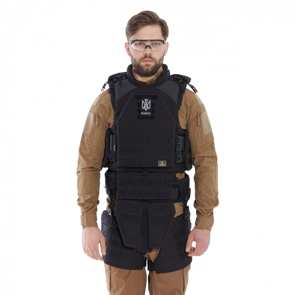 Модульний бронежилет Plastoon XM kit 6, black, 6 клас — 4 light ДСТУ, 1 клас ДСТУ, M - 3598653