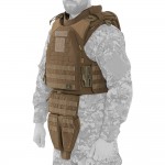 Модульний бронежилет Plastoon XM kit 4, coyote, 6 клас — 4 light ДСТУ, 1 клас ДСТУ, L