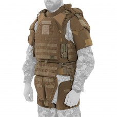 Модульний бронежилет Plastoon XM kit 7, coyote, 6 клас — Без бронеплит, 2 клас ДСТУ, M
