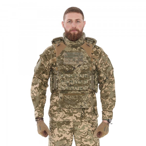 Модульний бронежилет Plastoon XM kit 3, MM14, 6 клас — 4 ДСТУ, 1 клас ДСТУ, XL - 3598346
