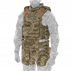 Модульний бронежилет Plastoon XM kit 6, MM14, 6 клас — 6 ДСТУ, 2 клас ДСТУ, XL