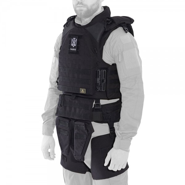 Модульний бронежилет Plastoon XM kit 6, black, 6 клас — 4 light ДСТУ, 2 клас ДСТУ, M - 3598656