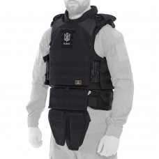 Модульний бронежилет Plastoon XM kit 5, black, 6 клас — Без бронеплит, 1 клас ДСТУ, L